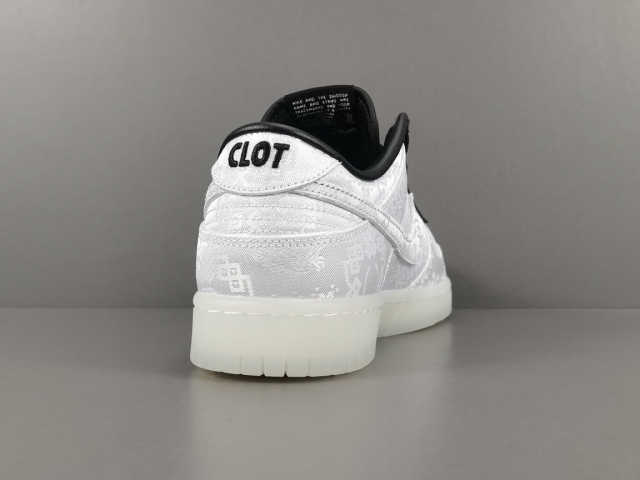 SB DUNK x CLOT FRAGMENT WHITE