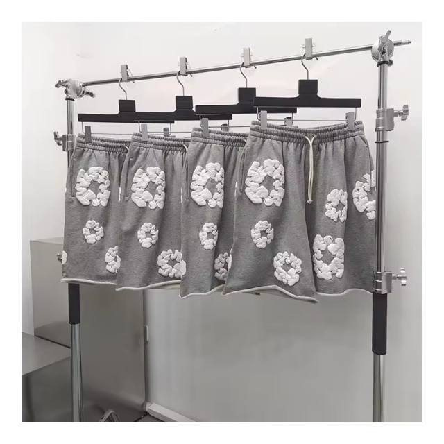 1:1 Quality Denim Tears Cotton Flower Foamed Print Shorts 10 Colors