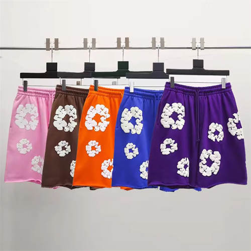 1:1 Quality Denim Tears Cotton Flower Foamed Print Shorts 10 Colors