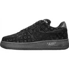 AIR FΟRCE 1 BLACK/BLACK