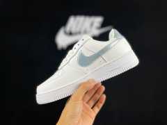 AIR FΟRCE 1 Low White/Blue Iridescent Mist