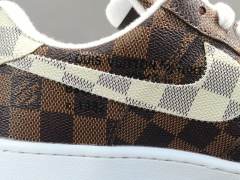 AIR FΟRCE 1 x LOUlS VUlTTON BROWN/WHITE