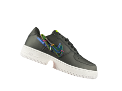 AIR FΟRCE 1 Low White/Black/Red Hiking Buckle