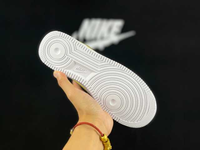 AIR FΟRCE 1 Double Swoosh White/Black/Gold