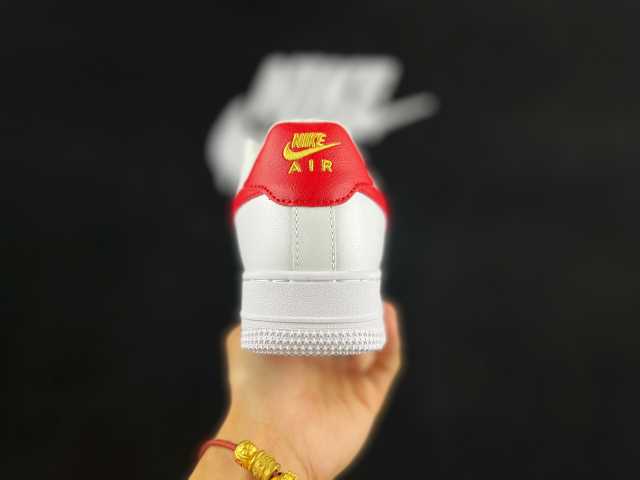 AIR FΟRCE 1 Mini Swoosh White/Red