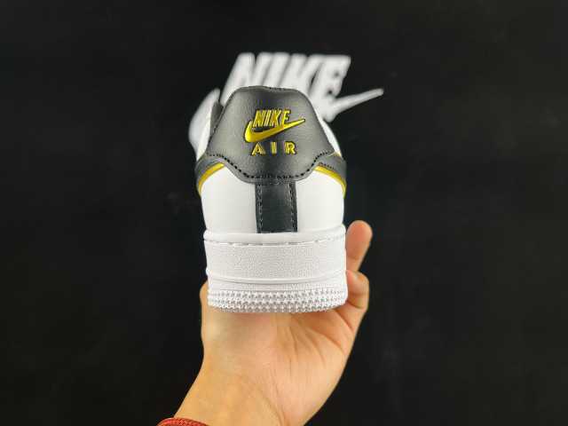 AIR FΟRCE 1 Double Swoosh White/Black/Gold