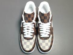 AIR FΟRCE 1 x LOUlS VUlTTON BROWN/WHITE