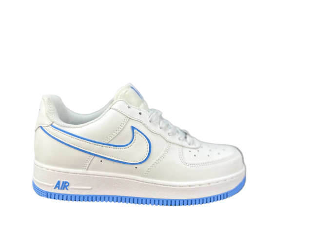 AIR FΟRCE 1 Double Swoosh White/Blue