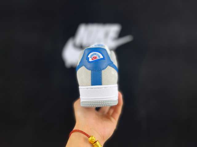 AIR FΟRCE 1 Low Gray/Blue