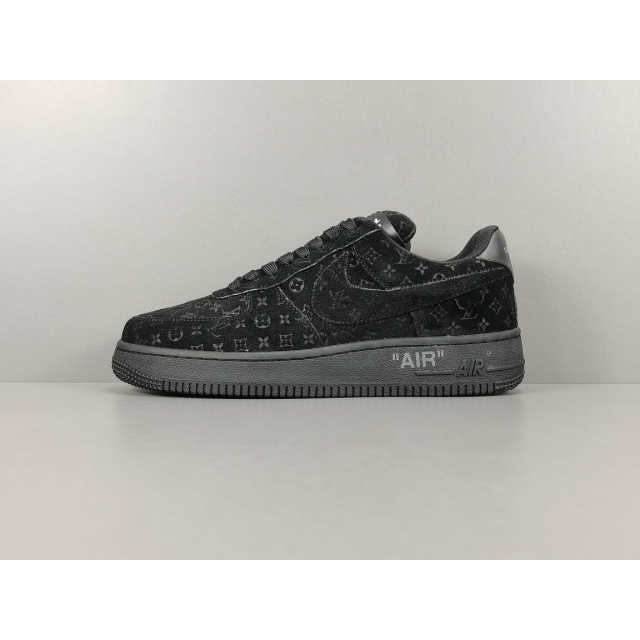 AIR FΟRCE 1 BLACK/BLACK