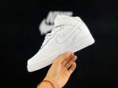AIR FΟRCE 1 Mid Triple White