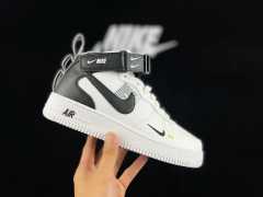 AIR FΟRCE 1 High White/Black