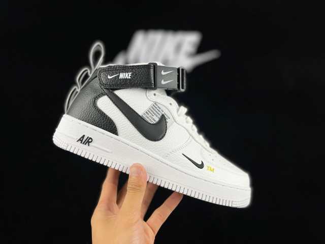 AIR FΟRCE 1 High White/Black
