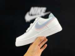 AIR FΟRCE 1 Double Swoosh Peach Pink