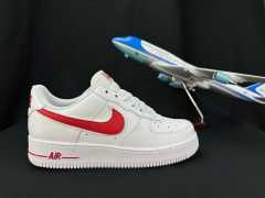AIR FΟRCE 1 Double Swoosh White/Red