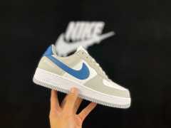 AIR FΟRCE 1 Low Gray/Blue