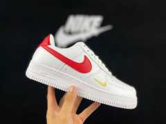 AIR FΟRCE 1 Mini Swoosh White/Red