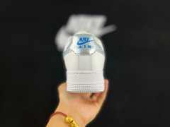 AIR FΟRCE 1 Low White/Blue Iridescent Mist