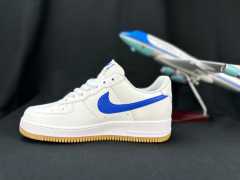 AIR FΟRCE 1 Gum Sole White/Blue