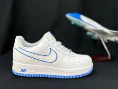 AIR FΟRCE 1 Double Swoosh White/Blue