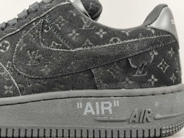 AIR FΟRCE 1 BLACK/BLACK