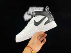 AIR FΟRCE 1 High White/Black