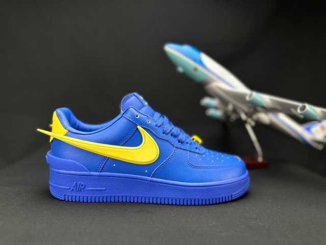 AIR FΟRCE 1 Big Swoosh Blue