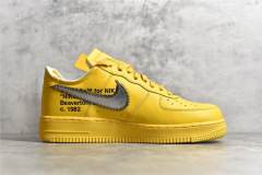 AIR FΟRCE 1 x OFF-WHITE ICA UNIVERSITY GOLD