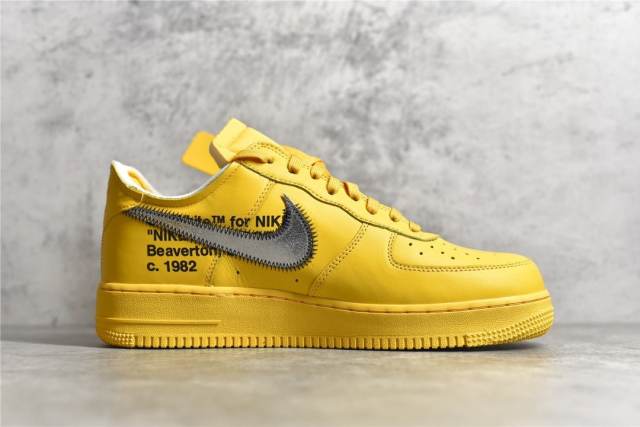 AIR FΟRCE 1 x OFF-WHITE ICA UNIVERSITY GOLD