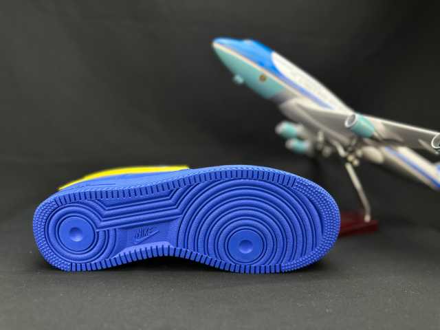 AIR FΟRCE 1 Big Swoosh Blue