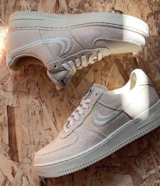 AIR FΟRCE 1 x STUSSY FOSSIL