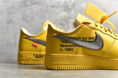 AIR FΟRCE 1 x OFF-WHITE ICA UNIVERSITY GOLD
