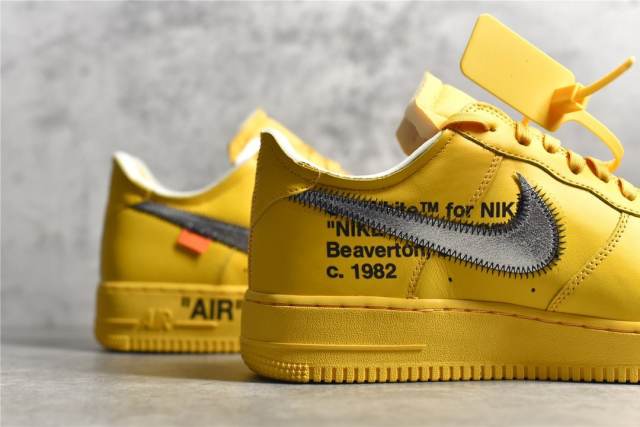 AIR FΟRCE 1 x OFF-WHITE ICA UNIVERSITY GOLD