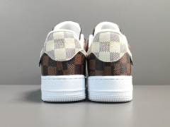 AIR FΟRCE 1 x LOUlS VUlTTON BROWN/WHITE