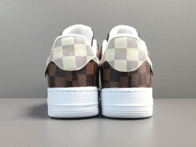 AIR FΟRCE 1 x LOUlS VUlTTON BROWN/WHITE