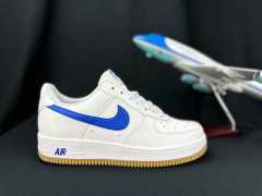 AIR FΟRCE 1 Gum Sole White/Blue