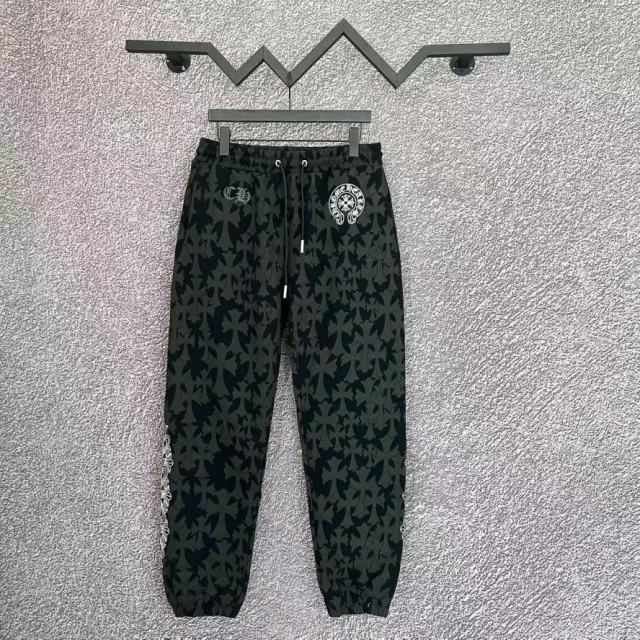 Chrοme Heαrts Black Sweat Pants