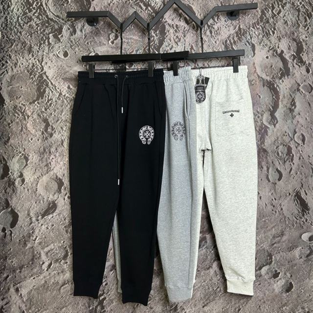 Chrοme Heαrts Pink Cross Sweat Pants
