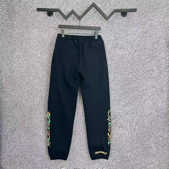 Chrοme Heαrts Black Sweat Pants