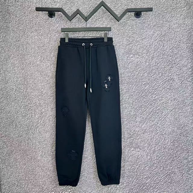 Chrοme Heαrts Black Sweat Pants