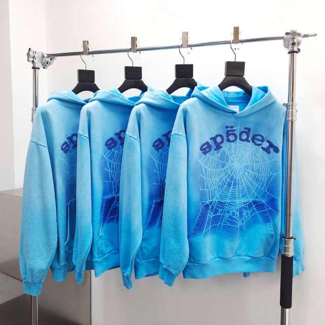 1:1 quality version Shadow Spiderweb Print Hoodie & Pants Set