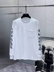 Chr0me Hearts Long-Sleeve Black White T-Shirt