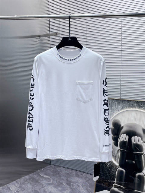 Chr0me Hearts Long-Sleeve Black White T-Shirt