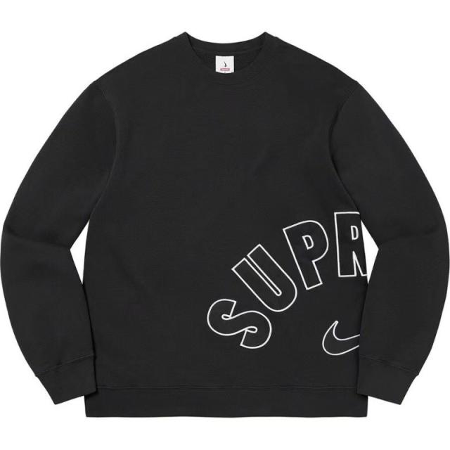 Suprem* x Nik* Arc Crewneck 'Black'