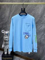 Chr0me Hearts BRAIN NEW Long-Sleeve Blue T-Shirt