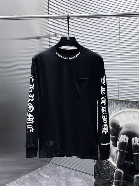 Chr0me Hearts Long-Sleeve Black White T-Shirt