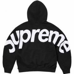 SUPREM* Big Logo Jacquard Hooded Sweatshirt