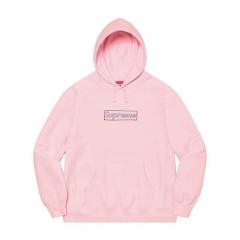 SUPREM* x KAWS Chalk Logo Hooded Sweatshirt