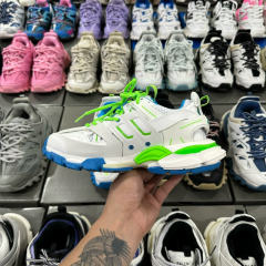 BLCG Track 1.0 Worn Out Shoes White Navy Blue