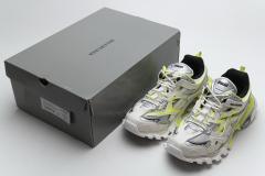 B Track.2 Sneaker White Fluo Yellow 568515 W2ON3 9073